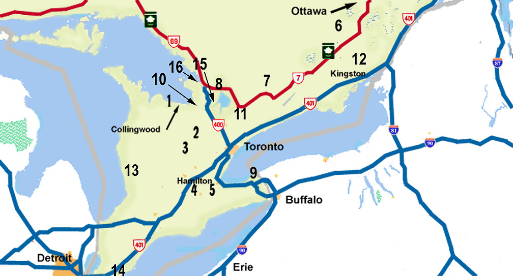 Trail Location Map